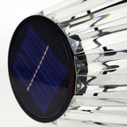 hedendaagse industriële waterdichte zonne-USB ijzer glazen buiten LED vloerlamp voor tuin