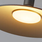 Contemporary industrial waterdichte aluminium ronde 1-lamp semi-ingebouwde plafondlamp voor buitenpatio