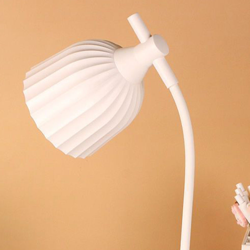 Moderne Minimalistische Ronde Vouwen ABS LED Tafellamp Voor Woonkamer