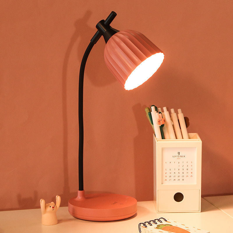 Moderne Minimalistische Ronde Vouwen ABS LED Tafellamp Voor Woonkamer