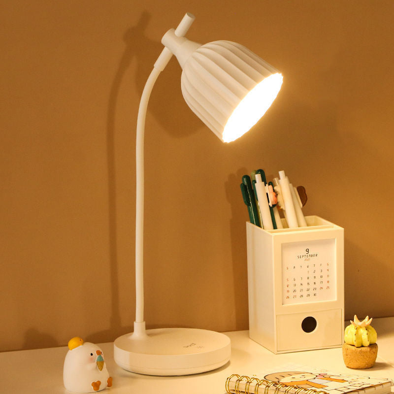 Moderne Minimalistische Ronde Vouwen ABS LED Tafellamp Voor Woonkamer