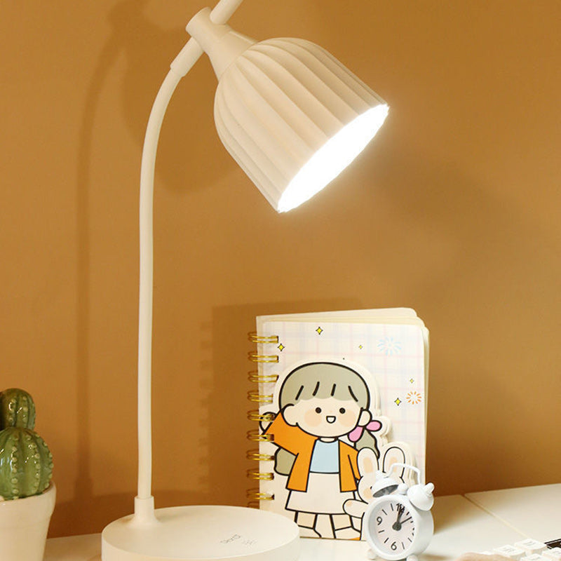 Moderne Minimalistische Ronde Vouwen ABS LED Tafellamp Voor Woonkamer