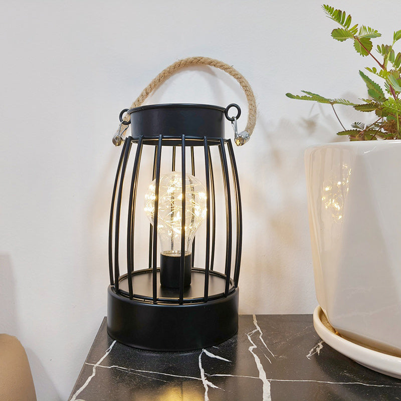 Moderne Minimalistische Verticale Gestreepte Vierkante Ronde IJzeren LED Tafellamp voor de Woonkamer