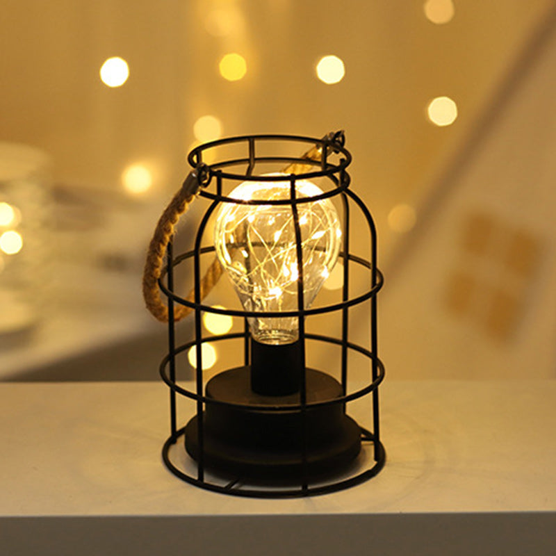 Moderne Minimalistische Verticale Gestreepte Vierkante Ronde IJzeren LED Tafellamp voor de Woonkamer
