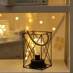 Moderne Minimalistische Verticale Gestreepte Vierkante Ronde IJzeren LED Tafellamp voor de Woonkamer