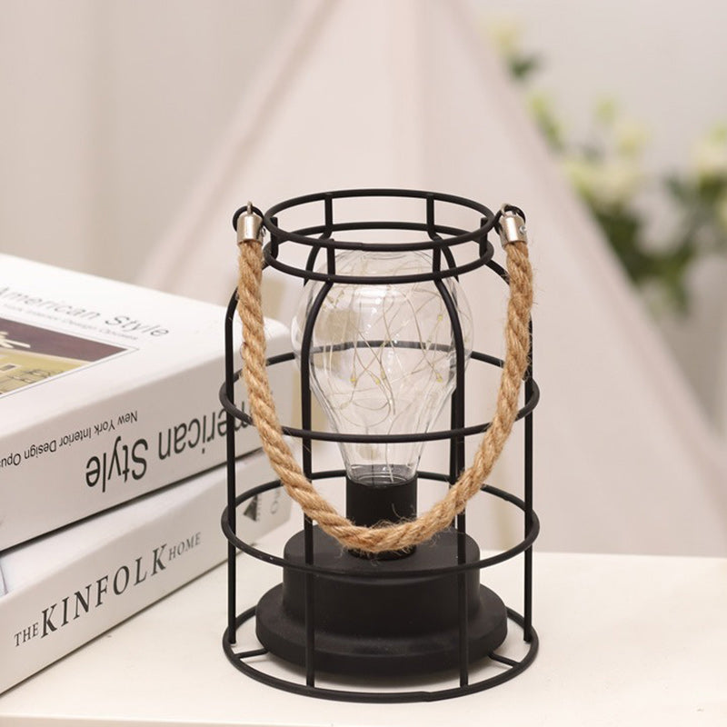 Moderne Minimalistische Verticale Gestreepte Vierkante Ronde IJzeren LED Tafellamp voor de Woonkamer