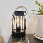 Moderne Minimalistische Verticale Gestreepte Vierkante Ronde IJzeren LED Tafellamp voor de Woonkamer