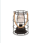 Moderne Minimalistische Verticale Gestreepte Vierkante Ronde IJzeren LED Tafellamp voor de Woonkamer