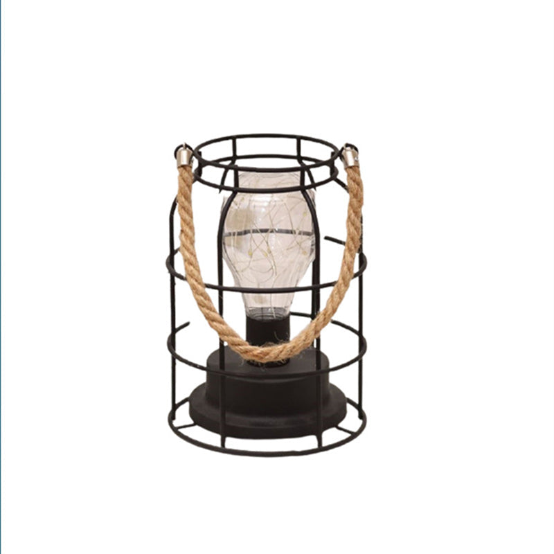 Moderne Minimalistische Verticale Gestreepte Vierkante Ronde IJzeren LED Tafellamp voor de Woonkamer