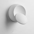 Contemporary Nordic Iron Round Eclipse Rotatable LED Wandlamp voor Nachtkastje
