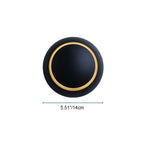 Contemporary Nordic Iron Round Eclipse Rotatable LED Wandlamp voor Nachtkastje