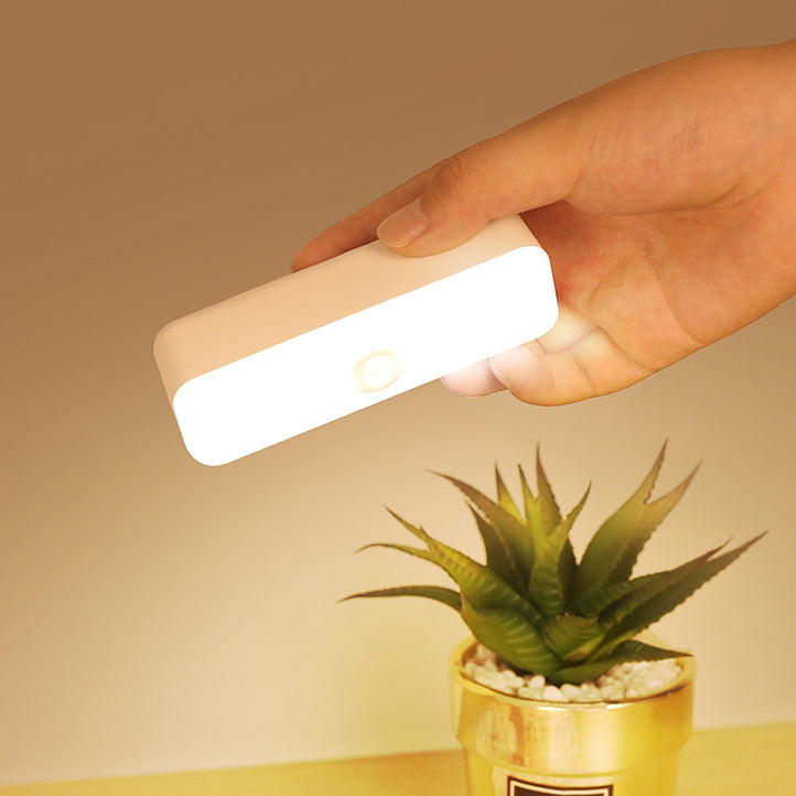 Moderne Minimalistische Oplaadbare Magnetische Zuignap Kunststof Strip Rechthoekige LED Wandlamp Nachtlampje Voor Het Leren