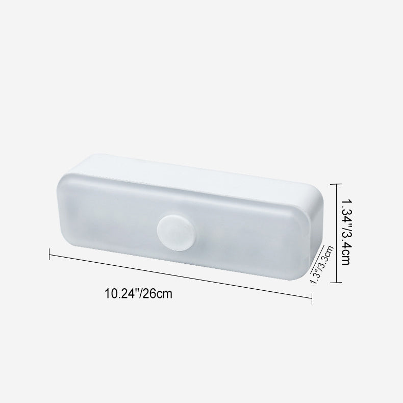 Moderne Minimalistische Oplaadbare Magnetische Zuignap Kunststof Strip Rechthoekige LED Wandlamp Nachtlampje Voor Het Leren