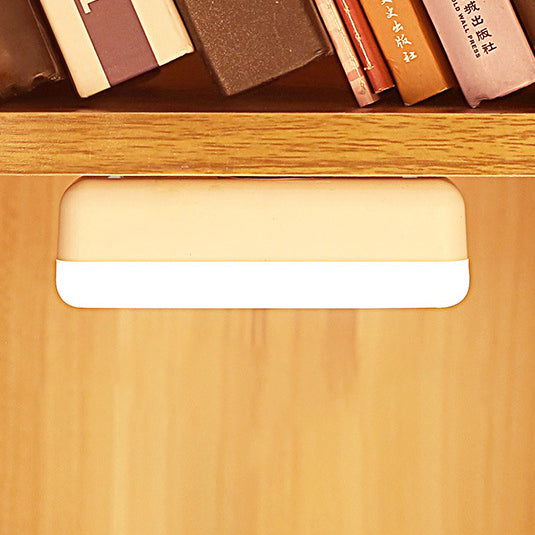 Moderne Minimalistische Oplaadbare Magnetische Zuignap Kunststof Strip Rechthoekige LED Wandlamp Nachtlampje Voor Het Leren