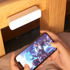 Moderne Minimalistische Oplaadbare Magnetische Zuignap Kunststof Strip Rechthoekige LED Wandlamp Nachtlampje Voor Het Leren