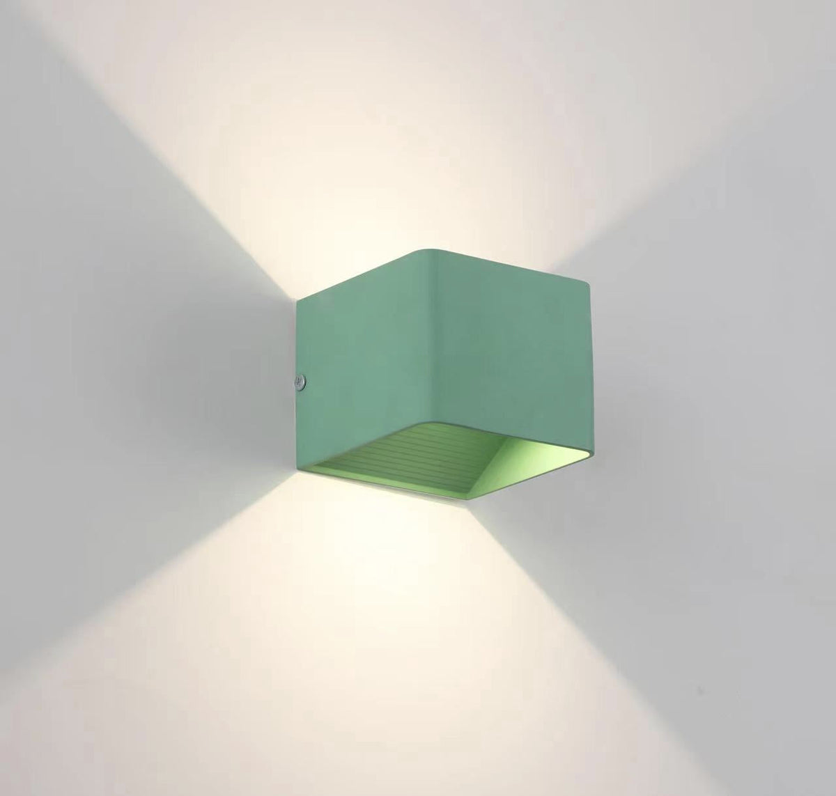 Moderne vierkante wandlamp