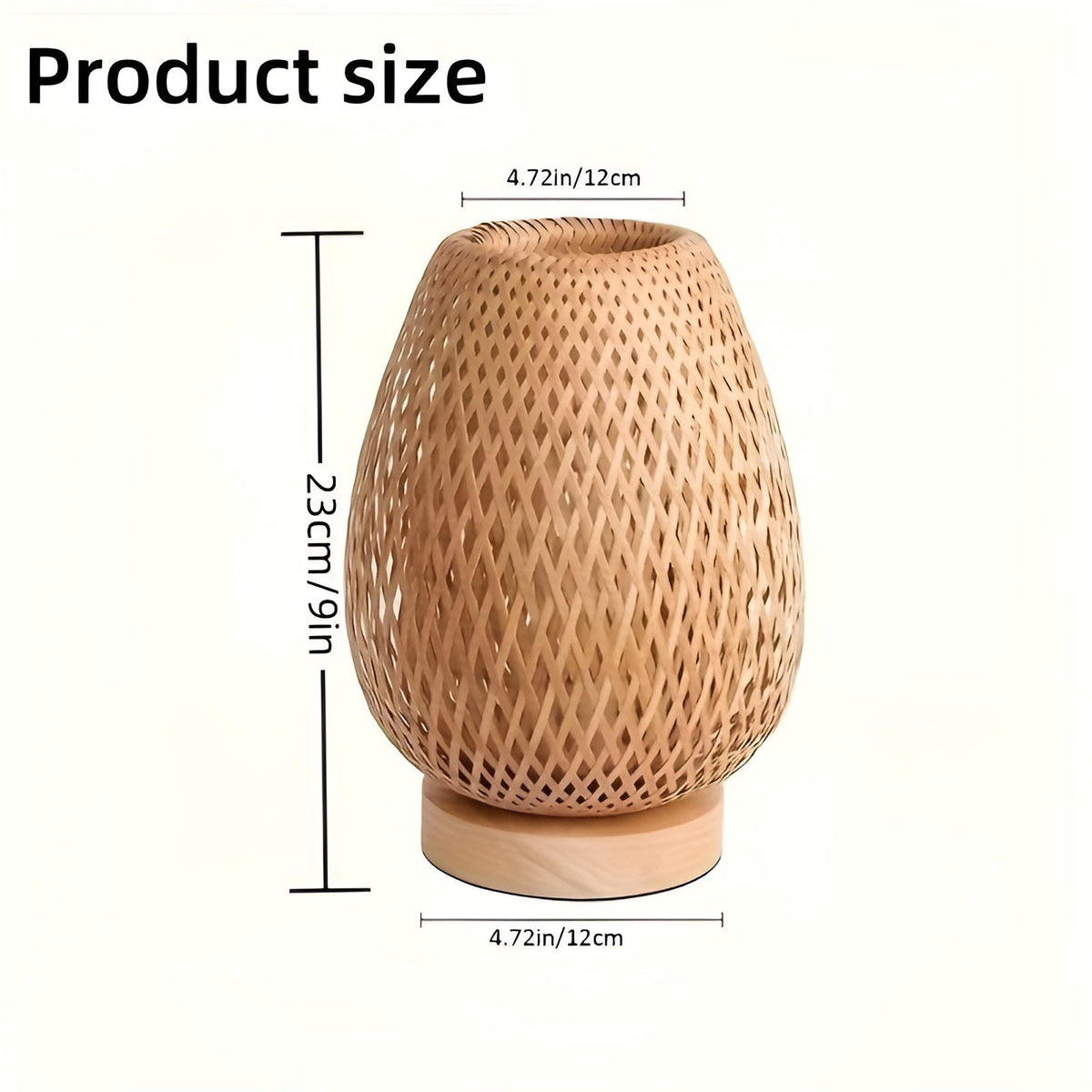 Bamboo tafellamp met USB-voeding Duurzaam en energiezuinig ontwerp