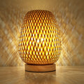 Bamboo tafellamp met USB-voeding Duurzaam en energiezuinig ontwerp