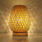 Aura Lamp - Bamboe USB-aangedreven Tafellamp voor de Slaapkamer