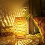 Bamboo tafellamp met USB-voeding Duurzaam en energiezuinig ontwerp