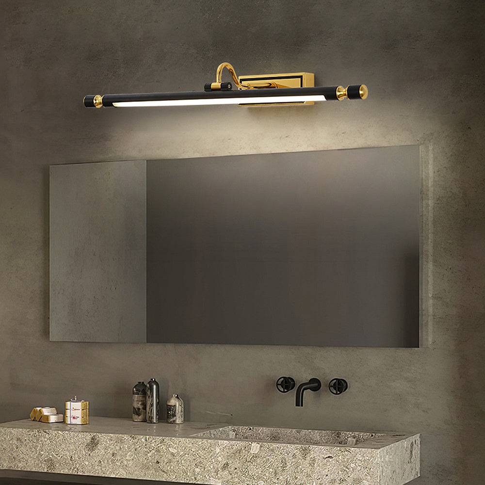 Luxe Zwart-Gouden Spiegel Lamp – LumoGold | Avosian