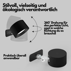 360° draadloze oplaadbare wandlamp | Veelzijdige LED-verlichtingsoplossing