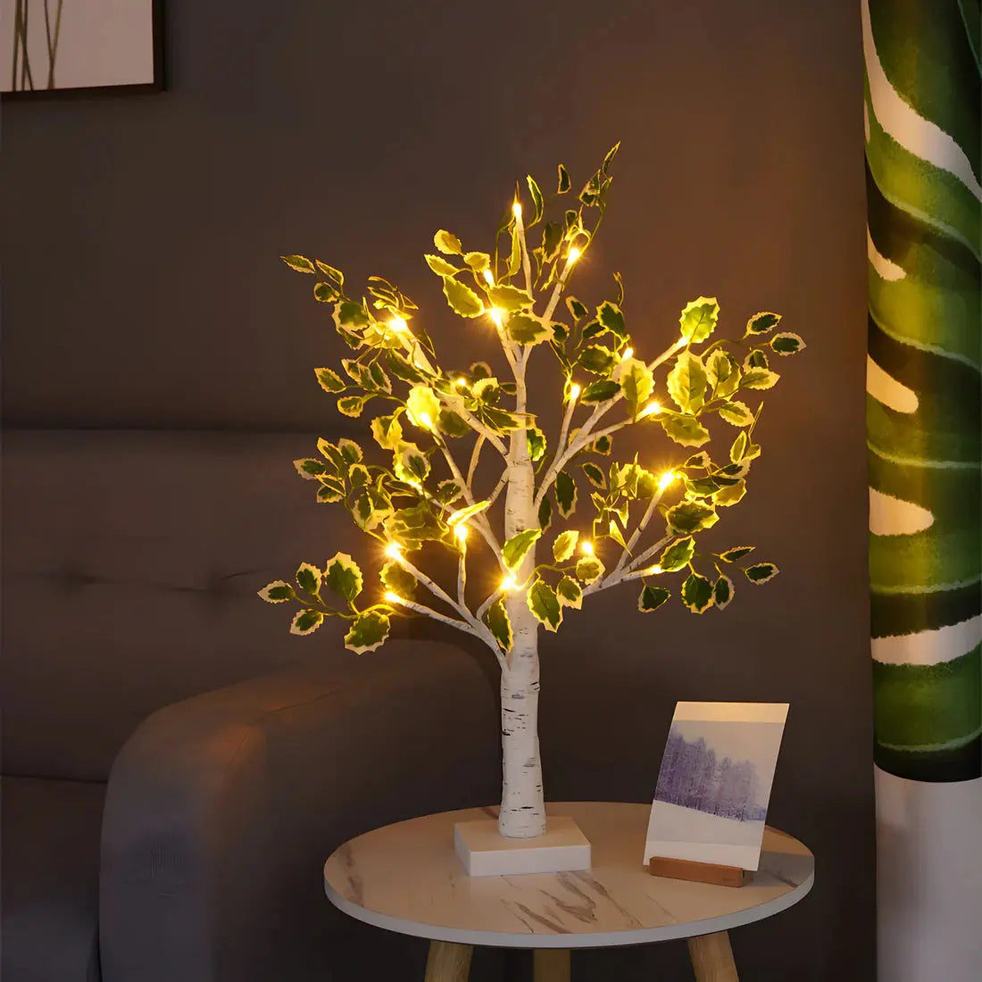 Magical BrightTree Tafel lamp Elegantes Baumdesign mit warmem LED-Licht