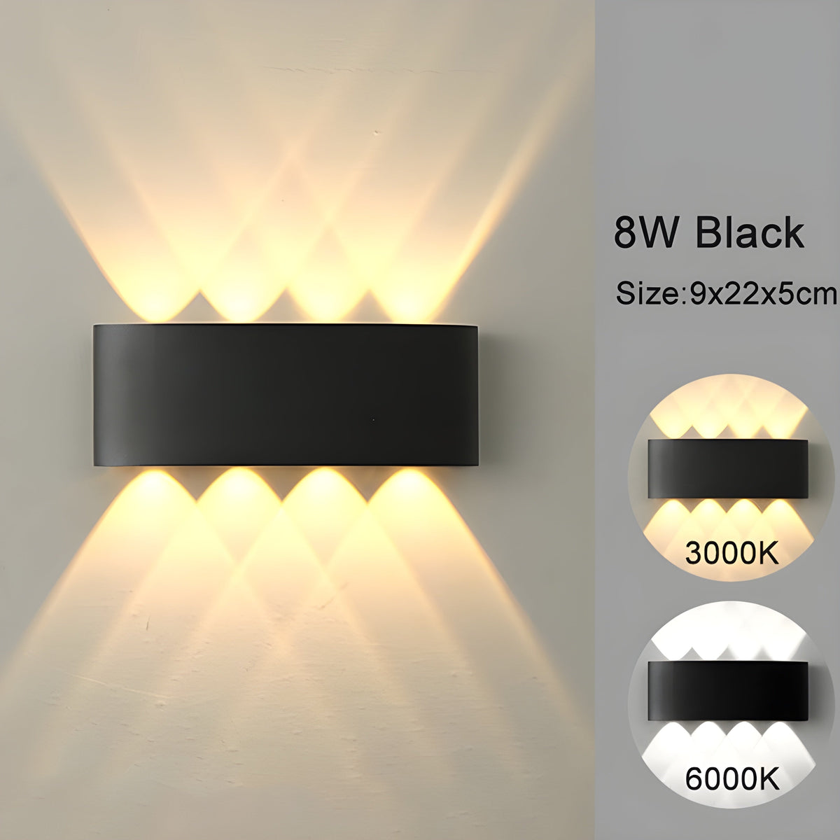 LED wandlampen voor binnen- en buitenruimtes