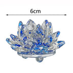 Kristal Lotus Bloem Beeldje Thuis Trouwen Decoratie Glas Kunst Collectie Paperweight Kantoor Tafel Ornamenten Souvenir Cadeaus