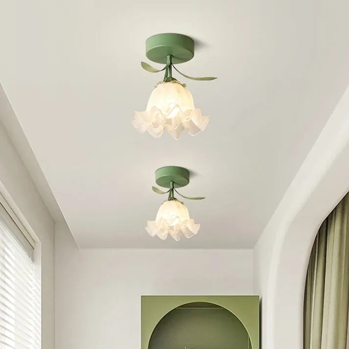 Mini Bloem Plafondlamp - Luxe Mini Pendellicht voor Tijdloze Sfeer