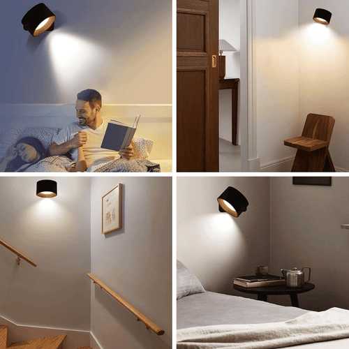 360° draadloze oplaadbare wandlamp | Veelzijdige LED-verlichtingsoplossing