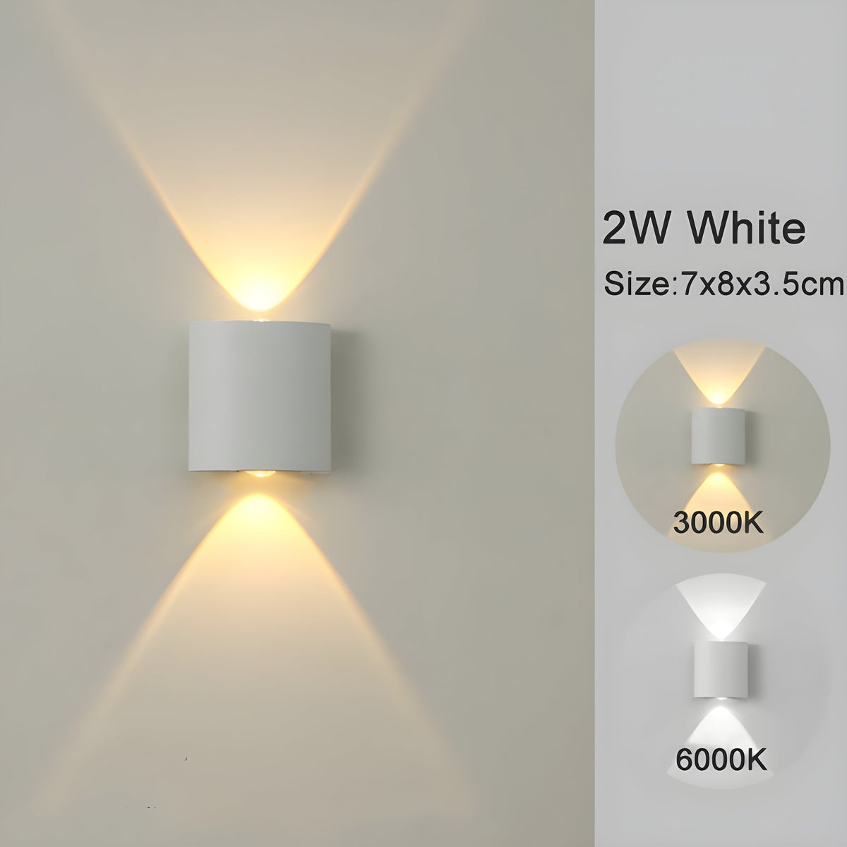LED wandlampen voor binnen- en buitenruimtes