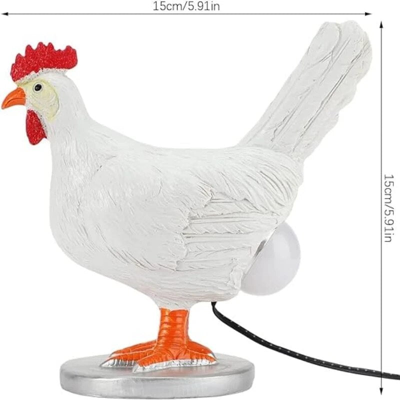 Hühnchenlampe - grappige tafel lamp in de vorm van een kip