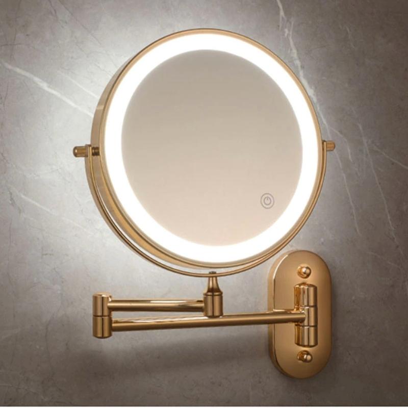 Avosian | GlamGlow Deluxe LED Make-up Spiegel – Vergrotende Vanity Spiegel met Dimbare Verlichting
