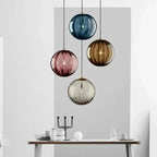 Moderne Glas-Plafondlamp met geïntegreerde LED-verlichting
