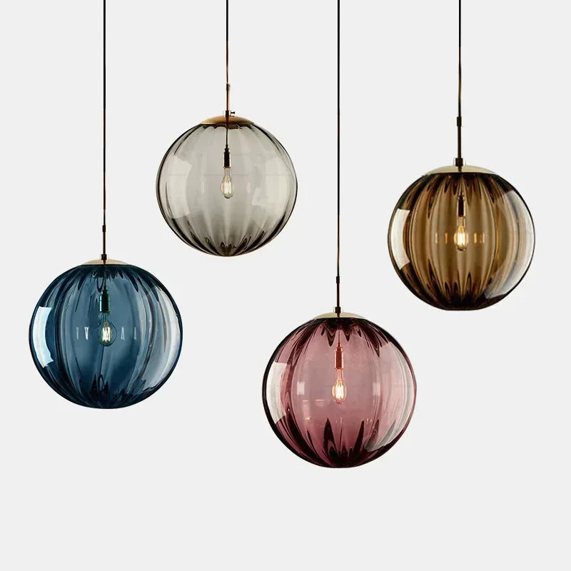 Moderne Glas-Plafondlamp met geïntegreerde LED-verlichting