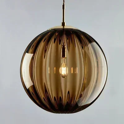 Moderne Glas-Plafondlamp met geïntegreerde LED-verlichting