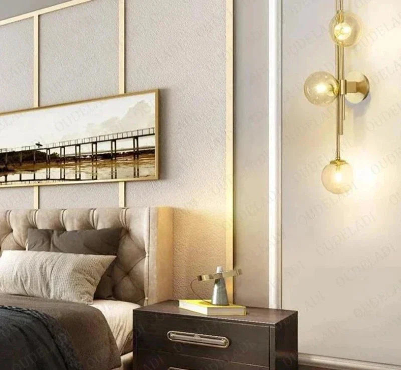 Moderne Glasball wandlampen – Elegante LED wandlampen voor slaapkamer en woonkamer