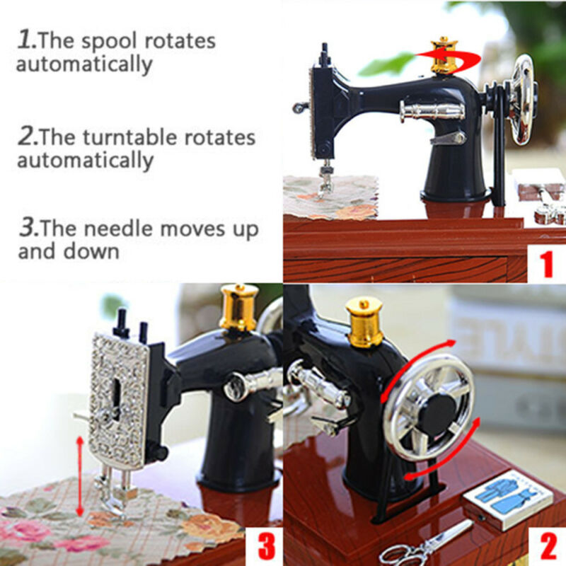 Mini Craft Retro Naaimachine Decor