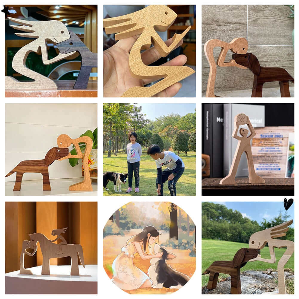 Deense Houten Dieren Ornamenten