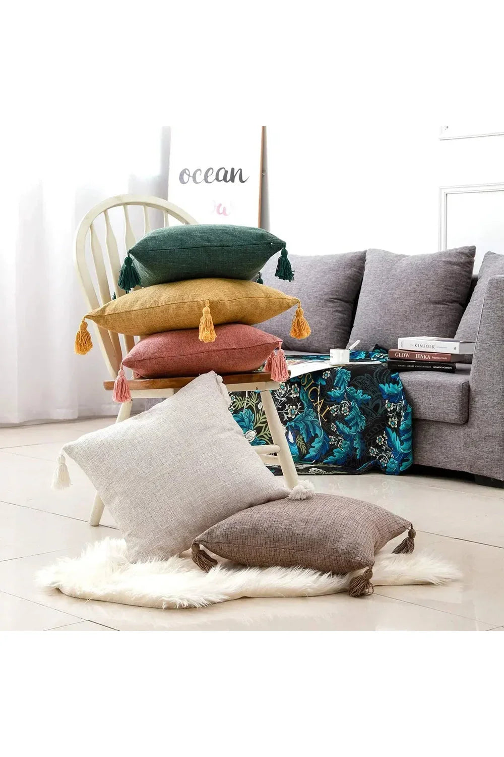 Lino Throw Pillow Cover | Avosian