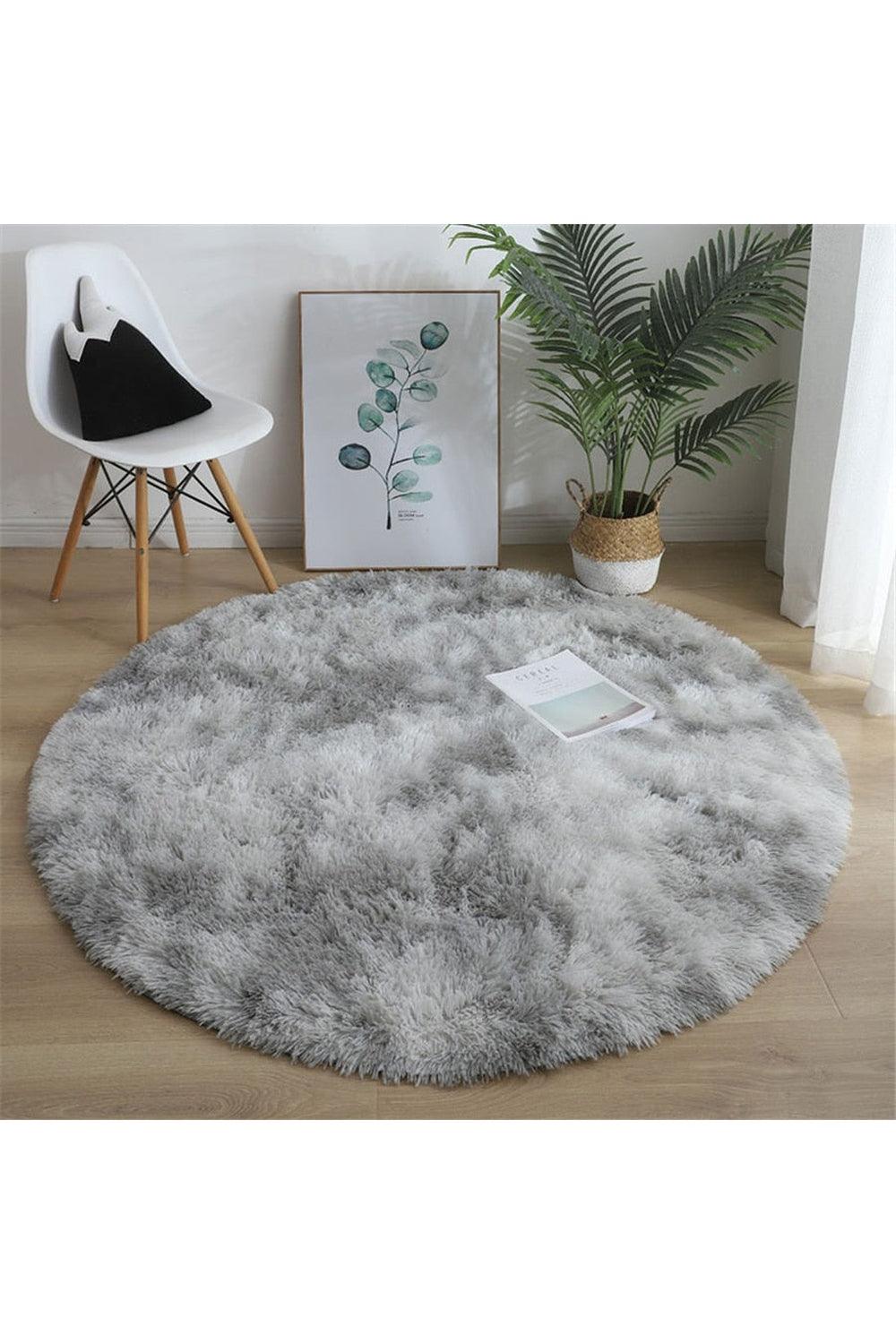 Fluffy Rond Tapijt