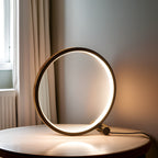 LED Minimalistische dimbare ronde Tafellamp - RumiLight