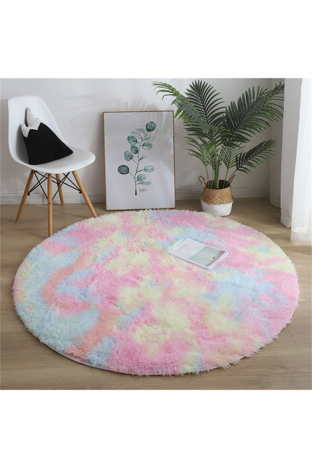 Fluffy Rond Tapijt