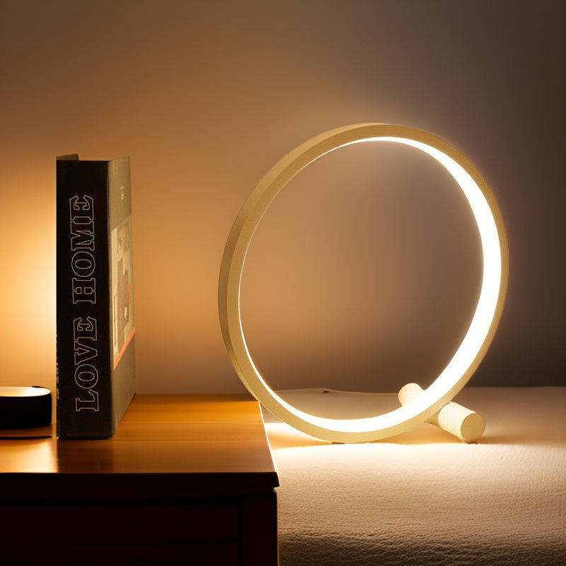 LED Minimalistische dimbare ronde Tafellamp - RumiLight