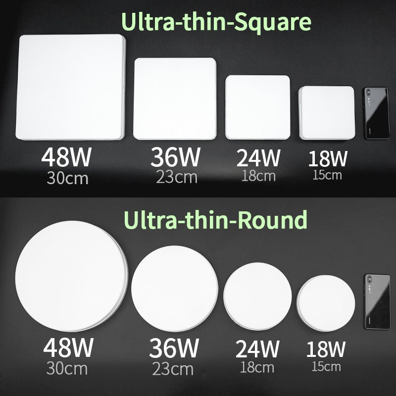 Natuurlijke Ruimte Slanke LED Plafondlamp