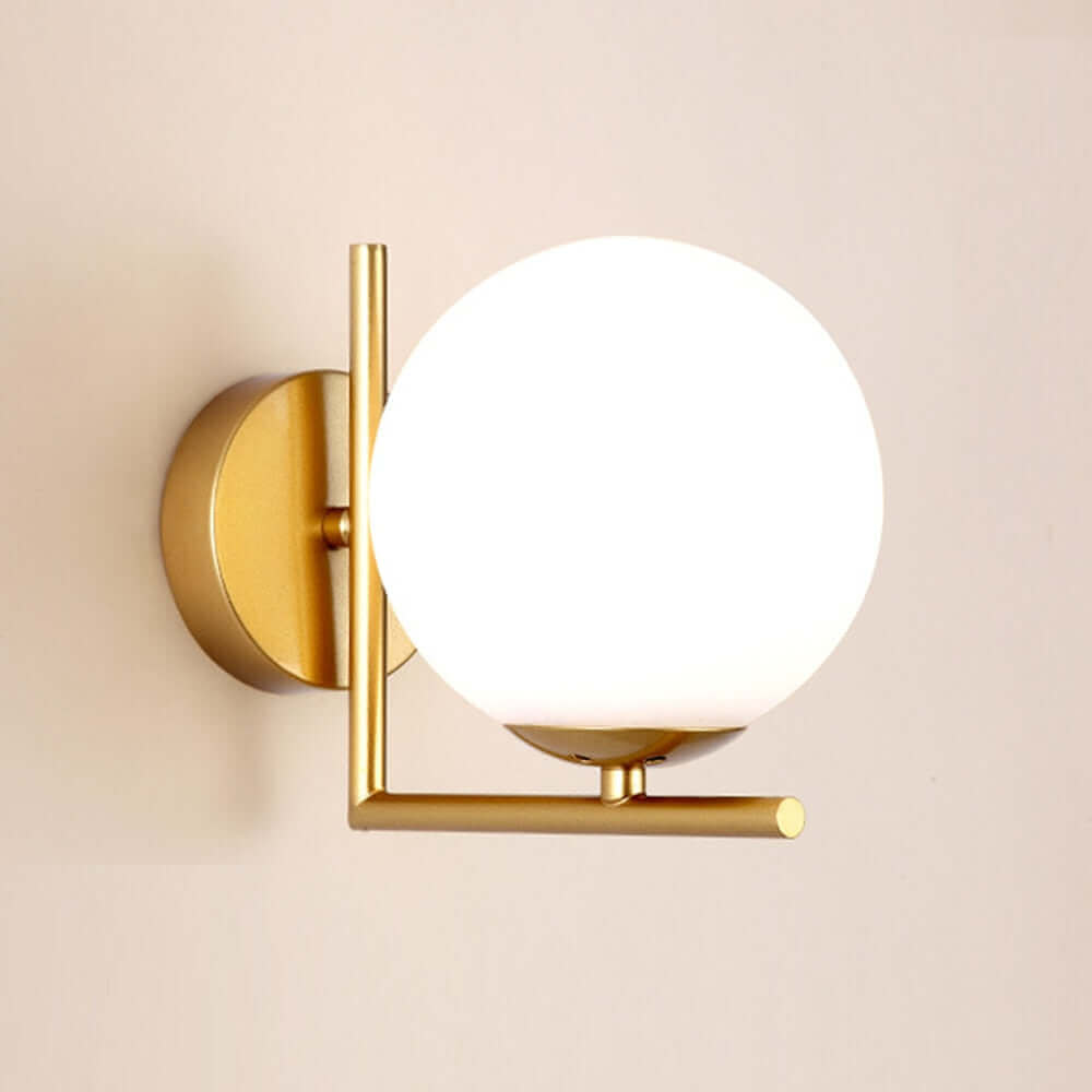 Gouden Wandlamp