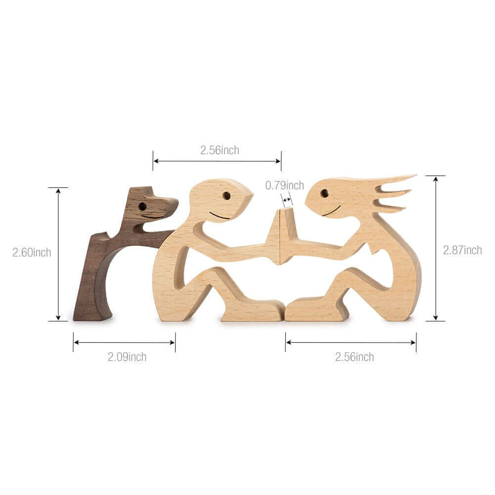 Deense Houten Dieren Ornamenten
