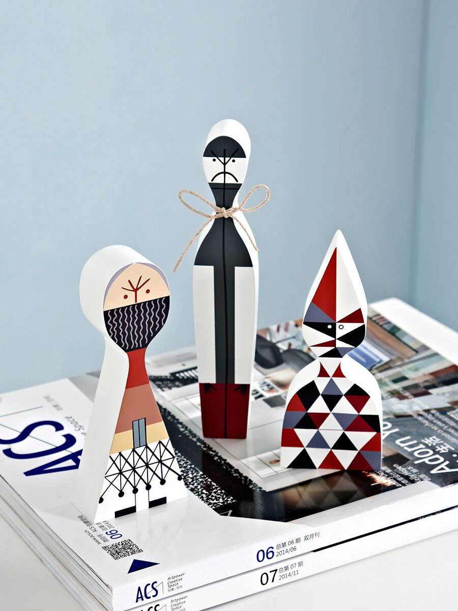 Huisdecoratie Woonkamer Kawaii Accessoires Beeldhouwwerken & Figuren Karaktervormen Schattig Hout Handgemaakt Europa Huishoudelijke Artikelen