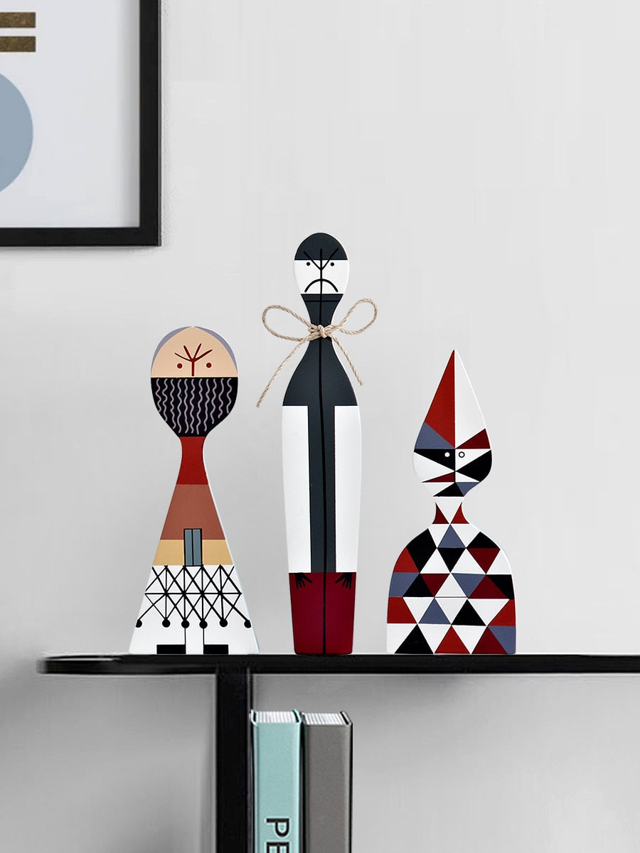 Huisdecoratie Woonkamer Kawaii Accessoires Beeldhouwwerken & Figuren Karaktervormen Schattig Hout Handgemaakt Europa Huishoudelijke Artikelen